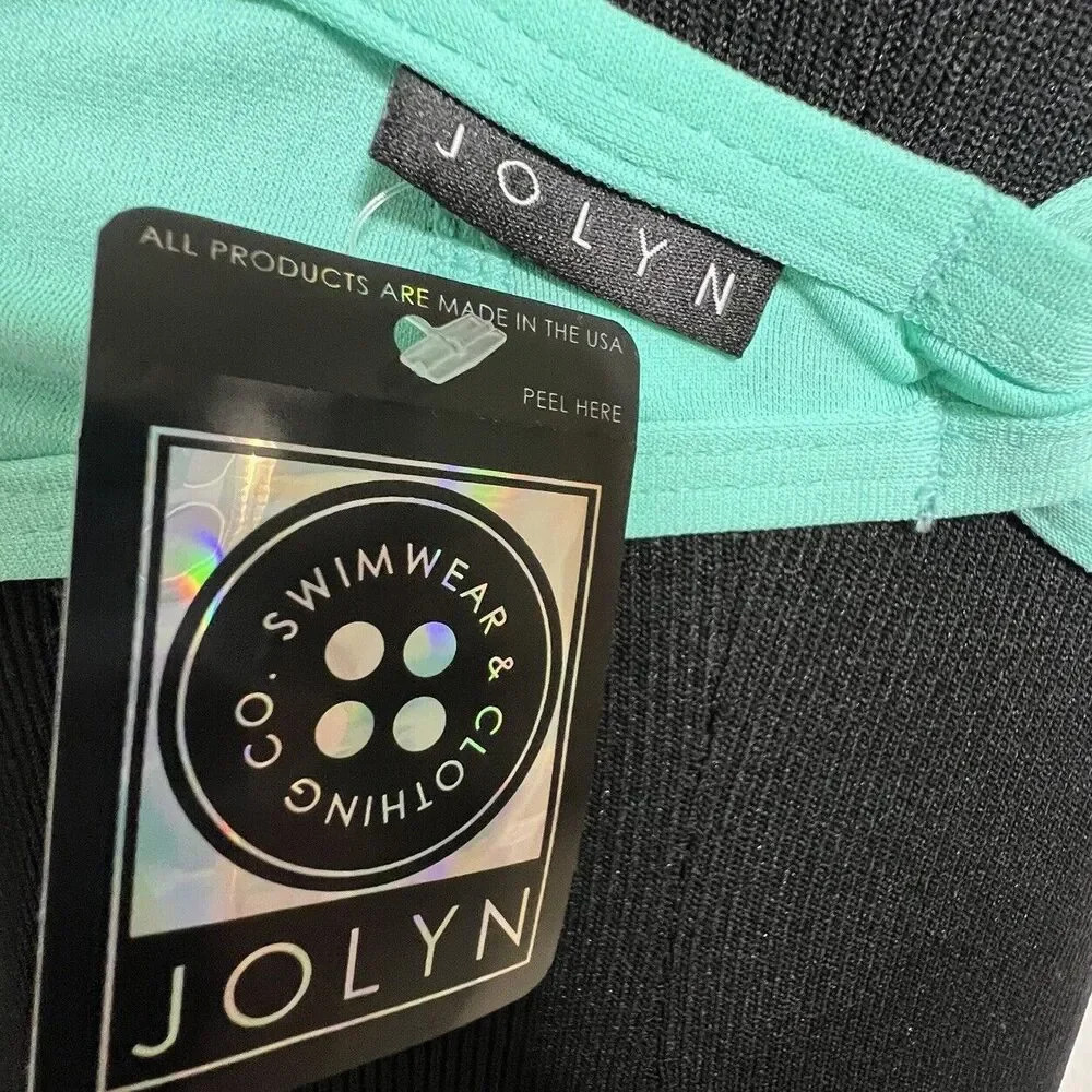 Jolyn Bikini Swim Top‎ Vent Large Green (Beach) New with tags - Picture 3 of 5